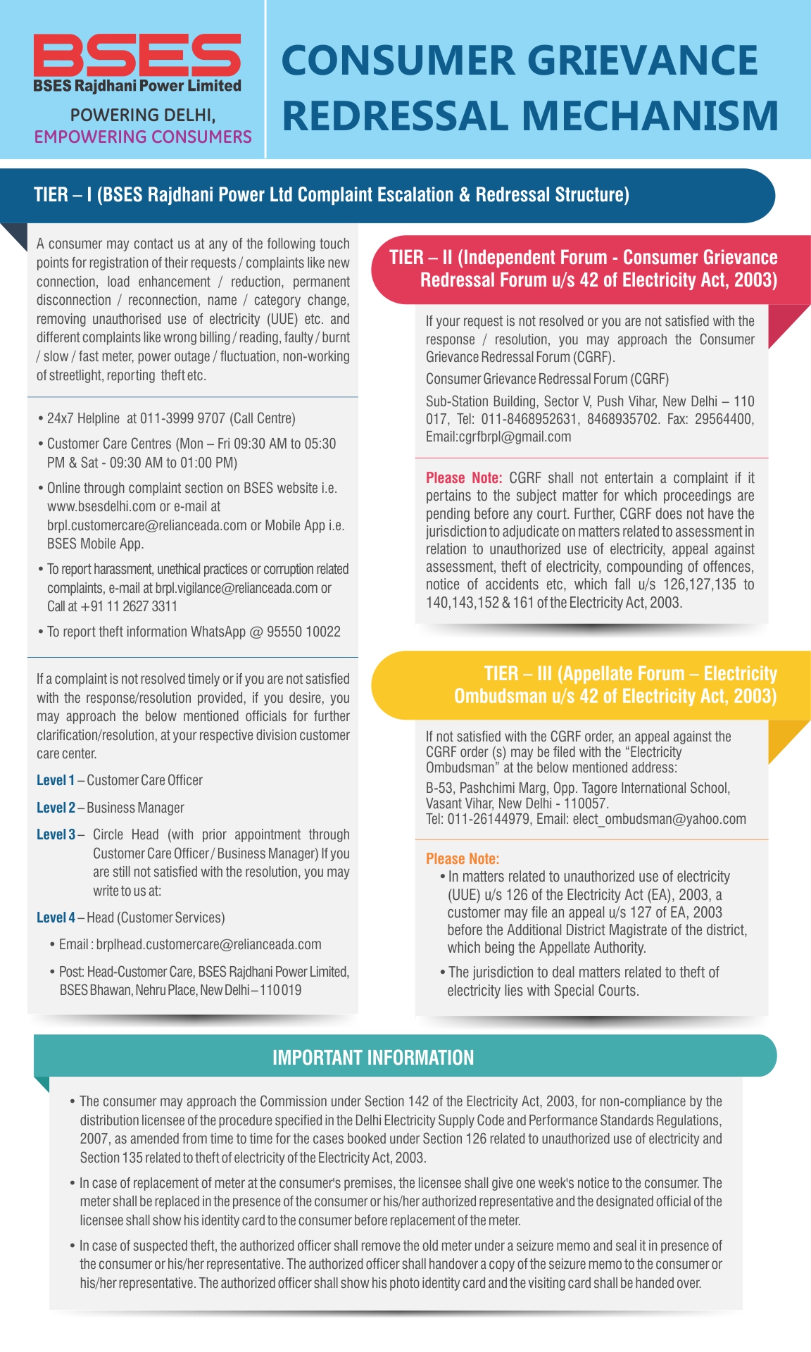 full form of bses delhi